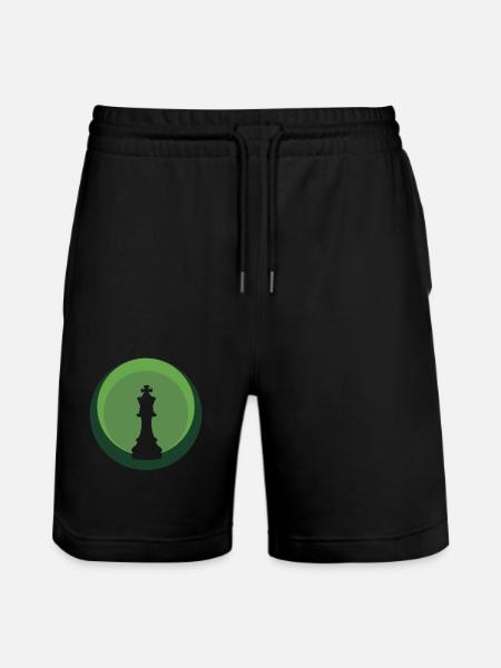 Echecs Echecs Échiquier - Short de jogging bio TRAINER Stanley/Stella unisexe - noir