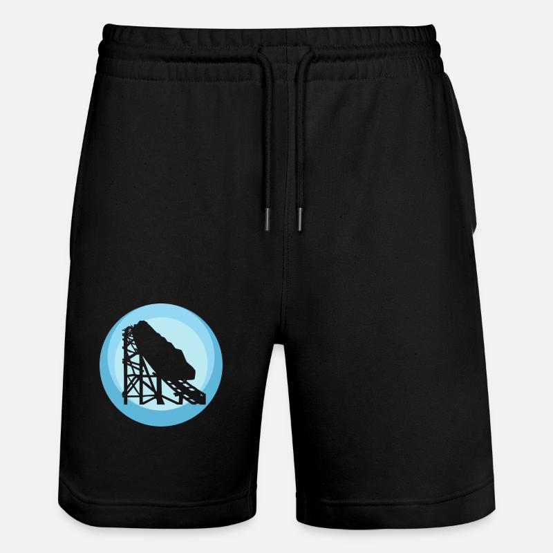 Rummel Lukas Roller Coaster - Stanley/Stella Trainer Unisex Organic Jogging Shorts - black