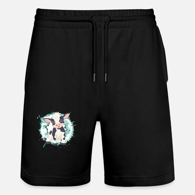 Vache Vaches Fermier - Short de jogging bio TRAINER Stanley/Stella unisexe - noir