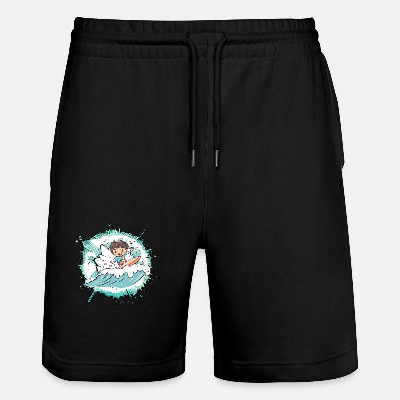 Surfeur Surf - Short de jogging bio TRAINER Stanley/Stella unisexe - noir