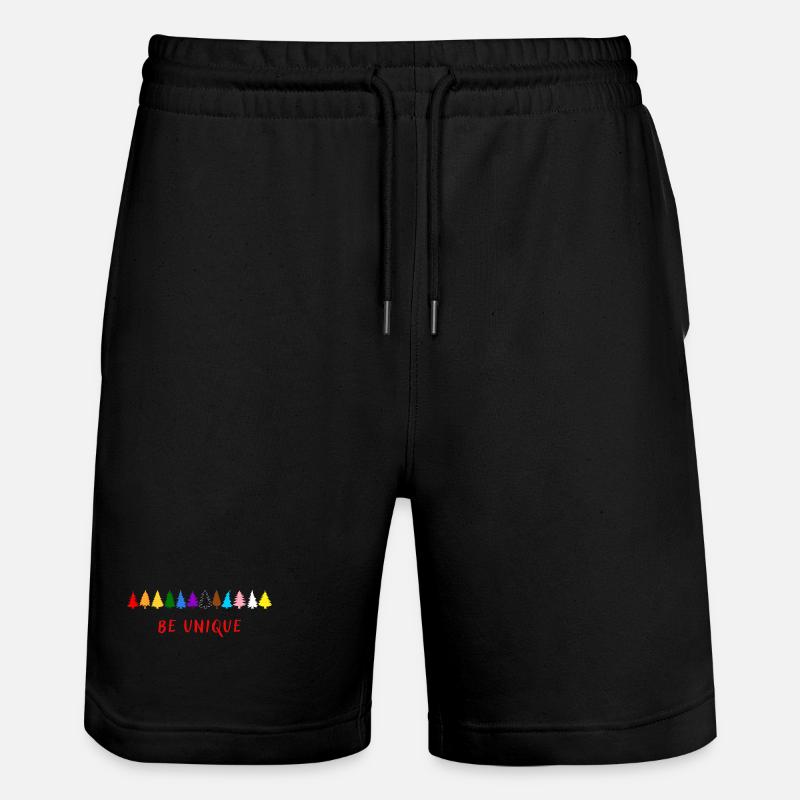 Be unique - sei einzigartig! LGBTQ - Stanley/Stella Unisex Bio Joggingshorts Trainer - Schwarz