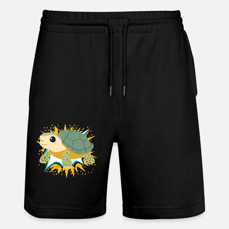 Tortue Ancienne - Short de jogging bio TRAINER Stanley/Stella unisexe - noir