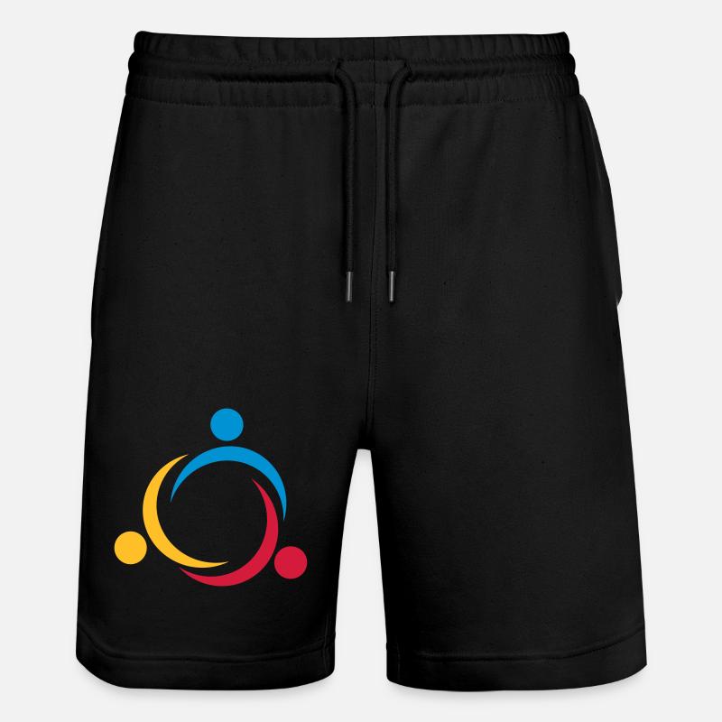 6061912 120363571 diversity2 - Short de jogging bio TRAINER Stanley/Stella unisexe - noir