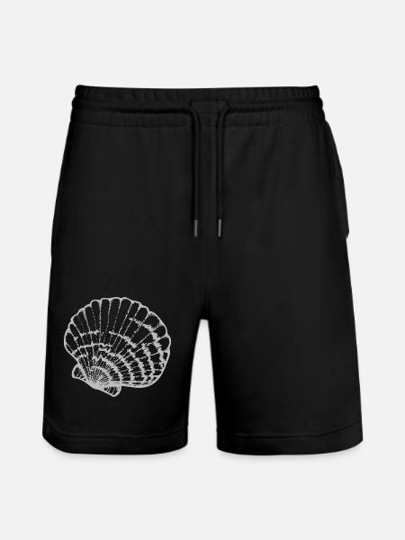 Étude de la lignée de coquilles de moules - Short de jogging bio TRAINER Stanley/Stella unisexe - noir