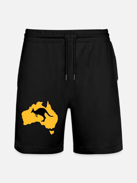 Australien - Stanley/Stella Unisex Bio Joggingshorts Trainer - Schwarz