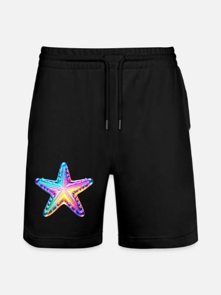 Starfish - Stanley/Stella Trainer Unisex Organic Jogging Shorts - black