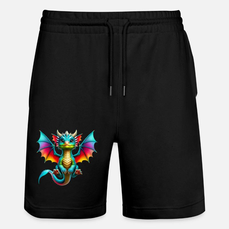 Dragon - Short de jogging bio TRAINER Stanley/Stella unisexe - noir