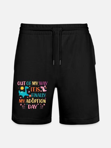 Toy Day Party Illustration - Stanley/Stella Trainer Unisex Organic Jogging Shorts - black