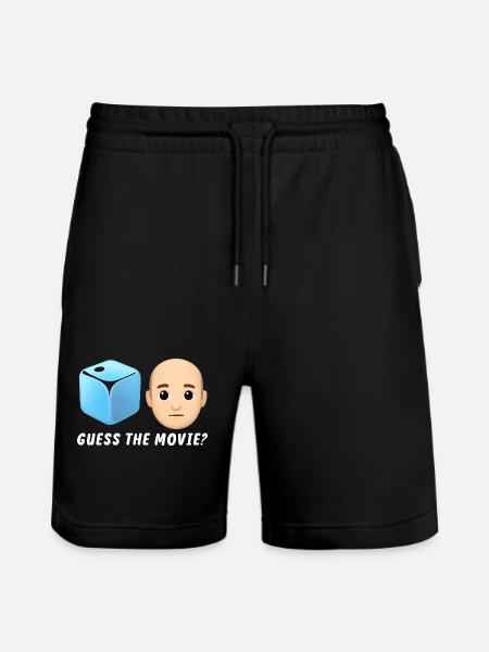 Movie Mystery Design - Stanley/Stella Trainer Unisex Organic Jogging Shorts - black
