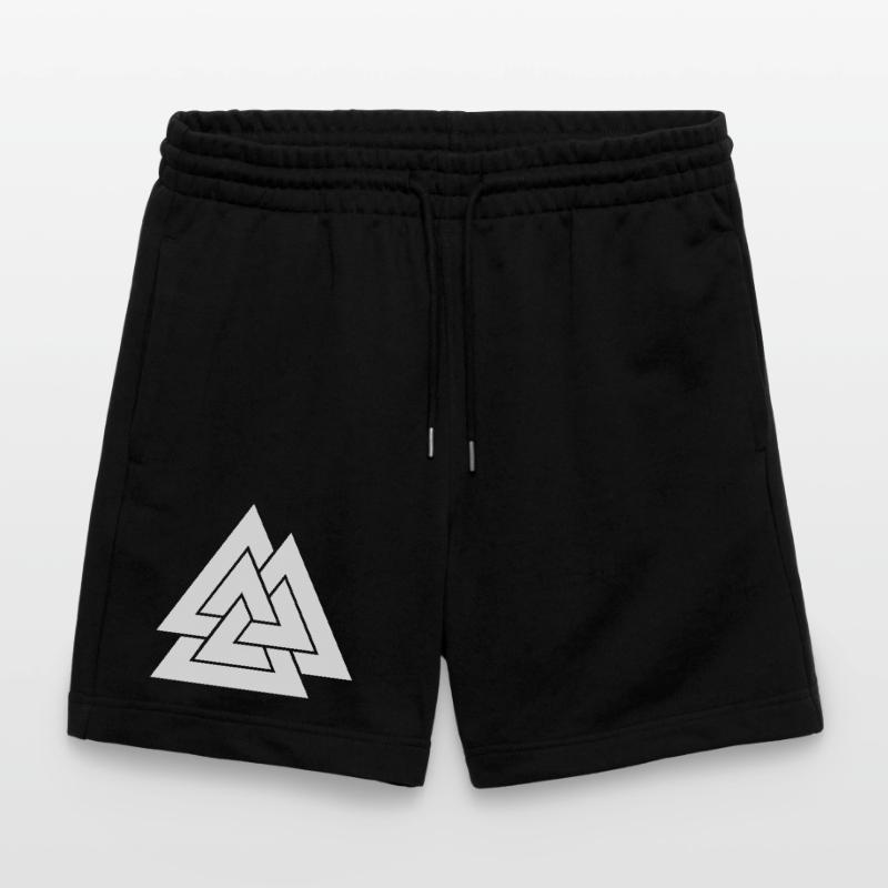 Geometric triangular nesting Stanley/Stella Trainer Unisex Organic Jogging Shorts