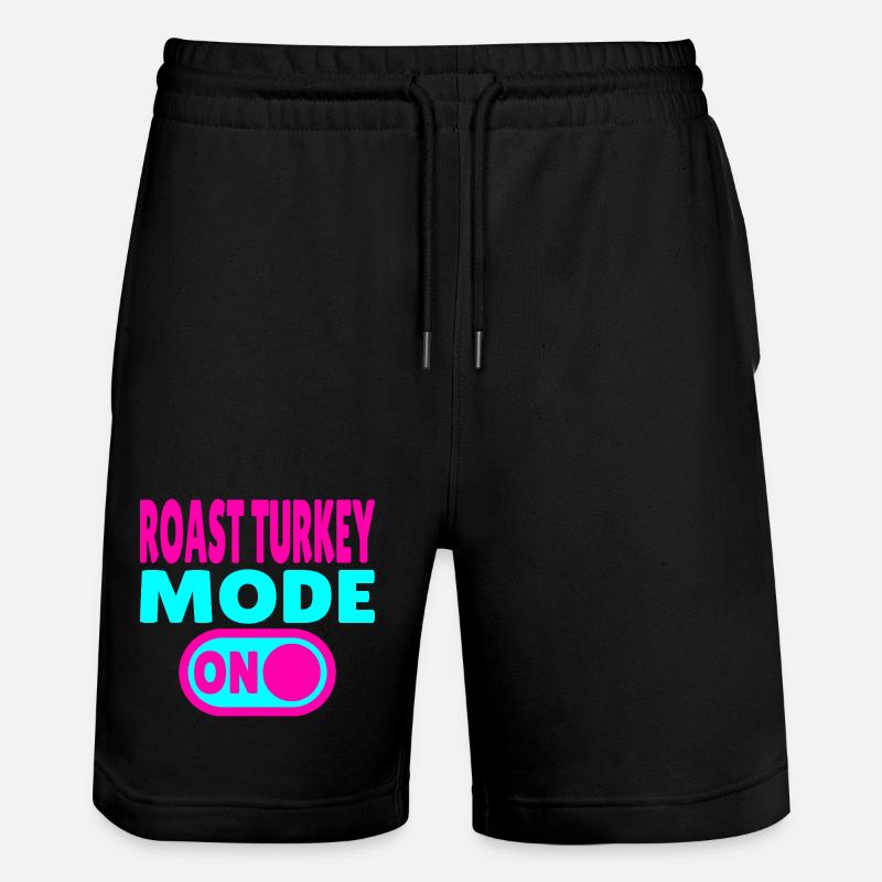 Mode dinde rôtie activé - Short de jogging bio TRAINER Stanley/Stella unisexe - noir