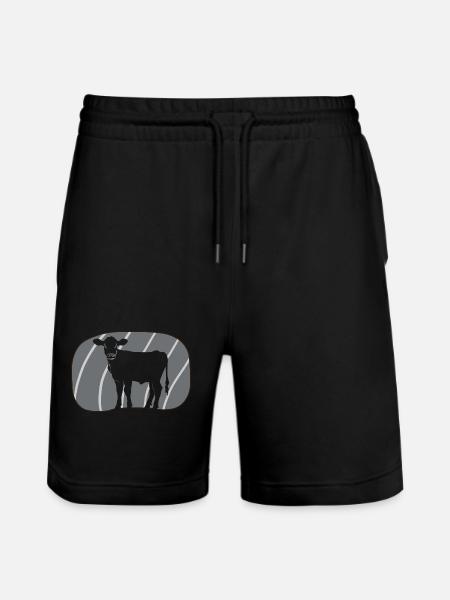 Vegan Meat Plant-Based - Stanley/Stella Trainer Unisex Organic Jogging Shorts - black