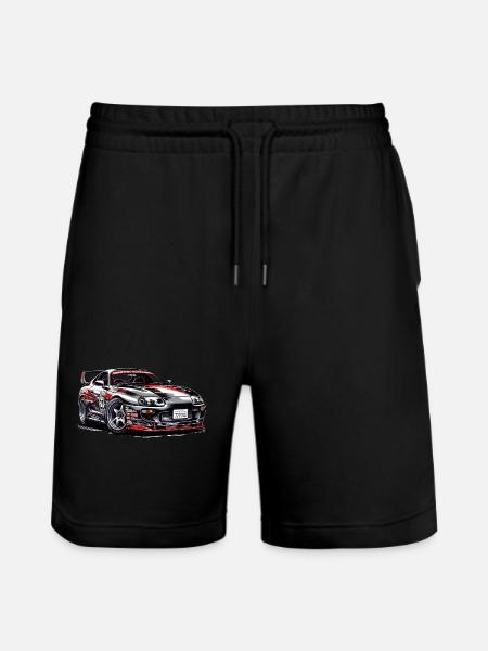 Drift King Elegance - Stanley/Stella Trainer Unisex Organic Jogging Shorts - black