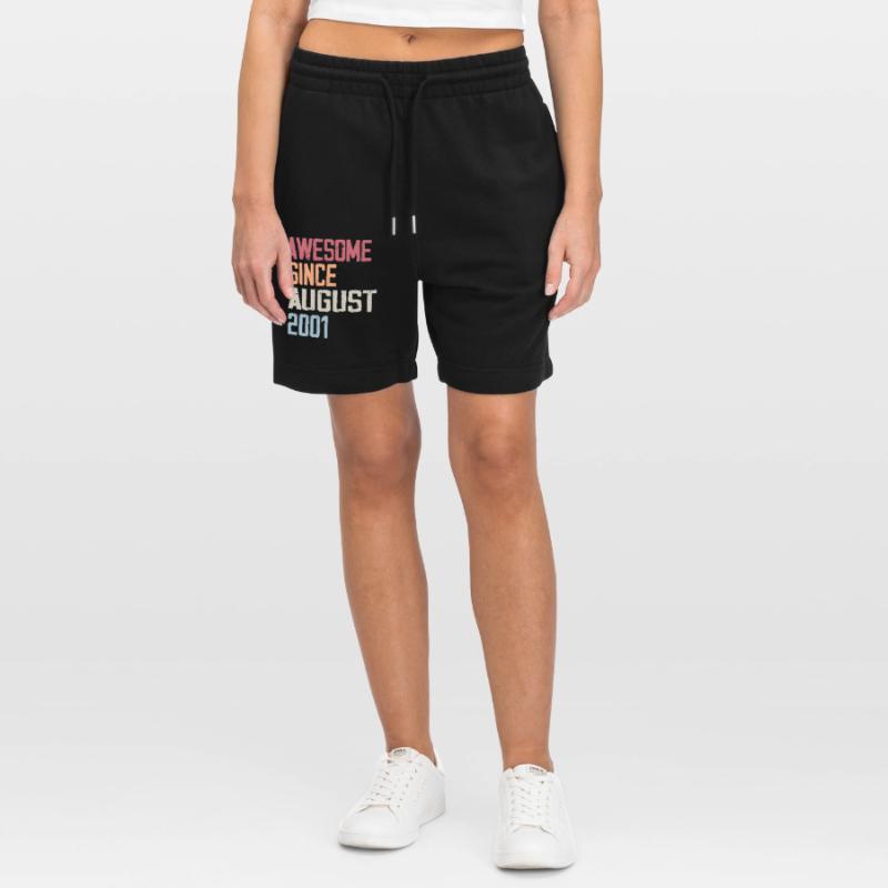 2001 August - Geburtstagsgeschenk August 2001 August Stanley/Stella Unisex Bio Joggingshorts Trainer 