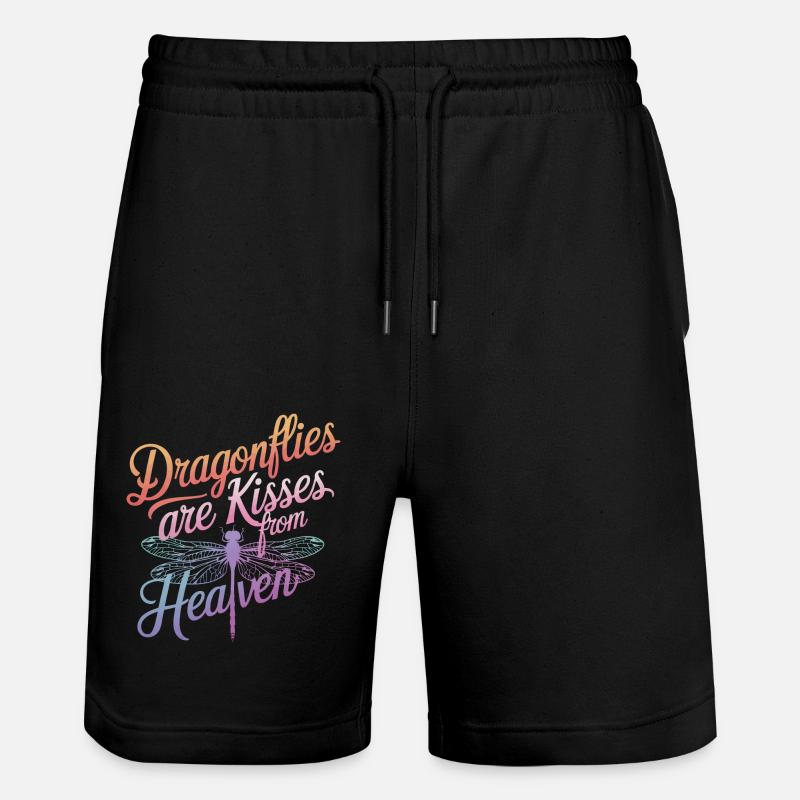 Libellule Libellules Insectes Nature - Short de jogging bio TRAINER Stanley/Stella unisexe - noir