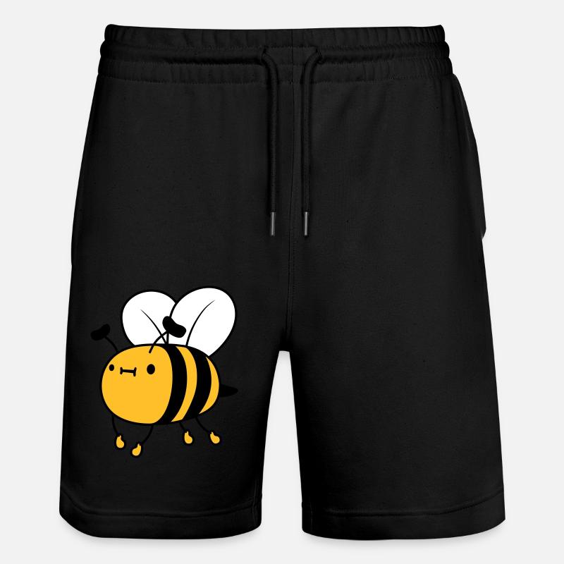 Abeille mignonne volante - Short de jogging bio TRAINER Stanley/Stella unisexe - noir