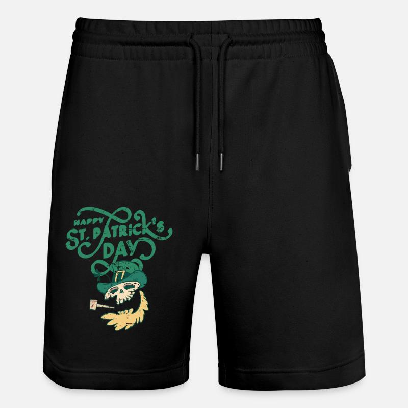 Saint-Patrick, - Short de jogging bio TRAINER Stanley/Stella unisexe - noir