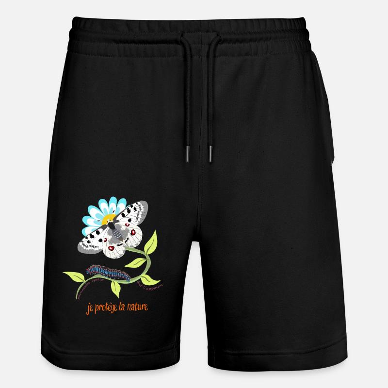 papillon apollon - Short de jogging bio TRAINER Stanley/Stella unisexe - noir