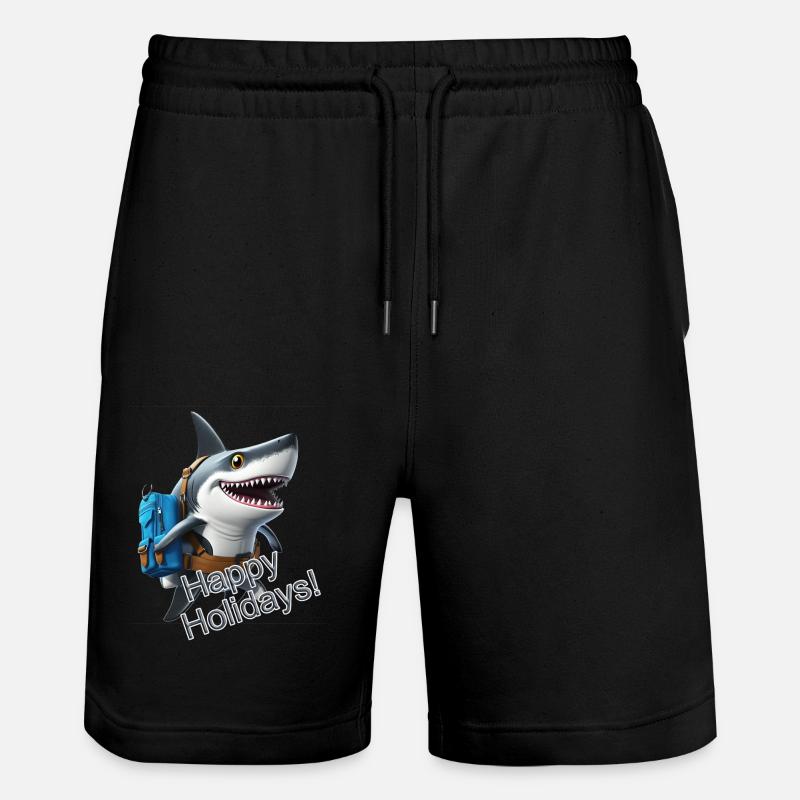 Requin heureux - Short de jogging bio TRAINER Stanley/Stella unisexe - noir
