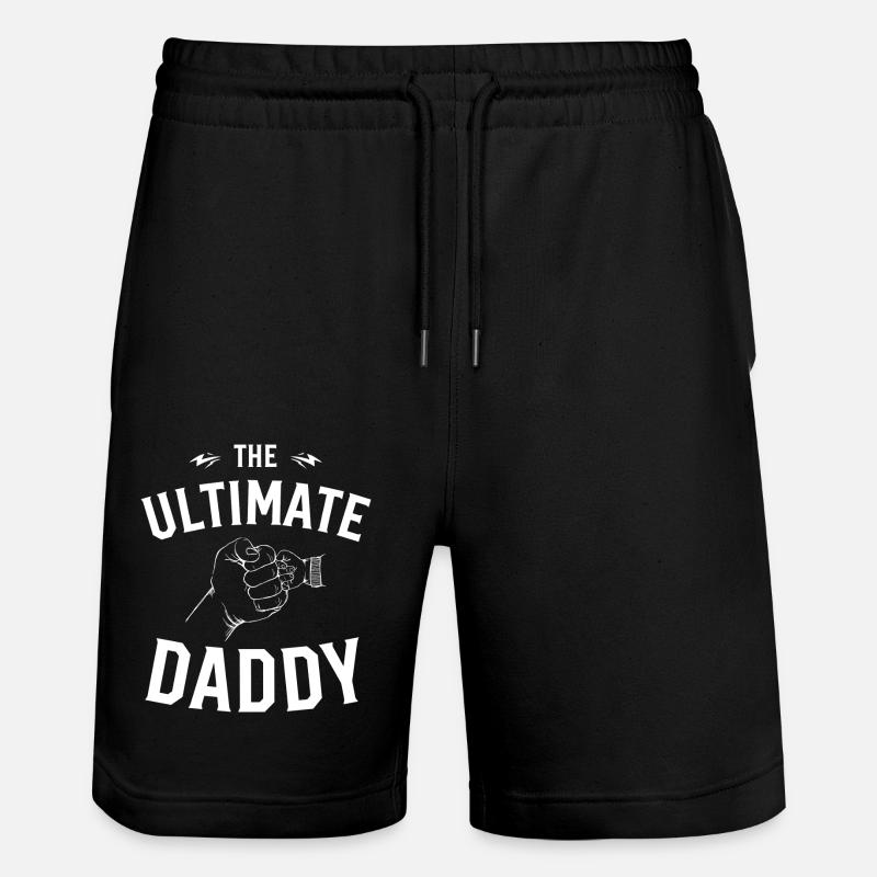 Cadeau 'The Ultimate Daddy', pour Papa - Short de jogging bio TRAINER Stanley/Stella unisexe - noir