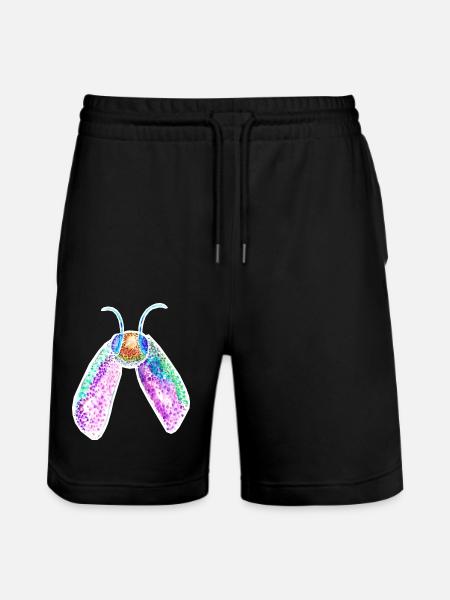 insekt biene - Stanley/Stella Unisex Bio Joggingshorts Trainer  - Schwarz