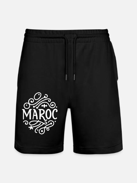 Maroc - Short de jogging bio TRAINER Stanley/Stella unisexe - noir