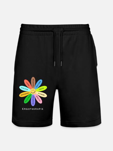 Ergothérapeute notions - Short de jogging bio TRAINER Stanley/Stella unisexe - noir