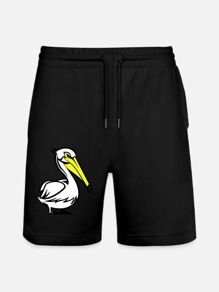 Pelikan Comic - Stanley/Stella Trainer Unisex Organic Jogging Shorts - black