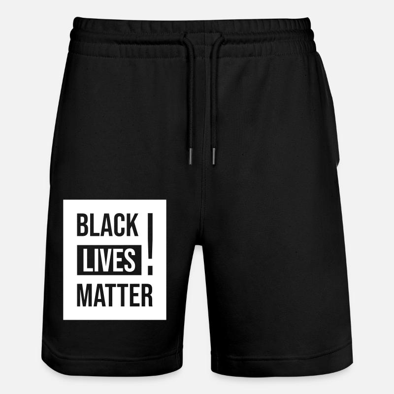 Manifestation Black Lives Matter - Short de jogging bio TRAINER Stanley/Stella unisexe - noir
