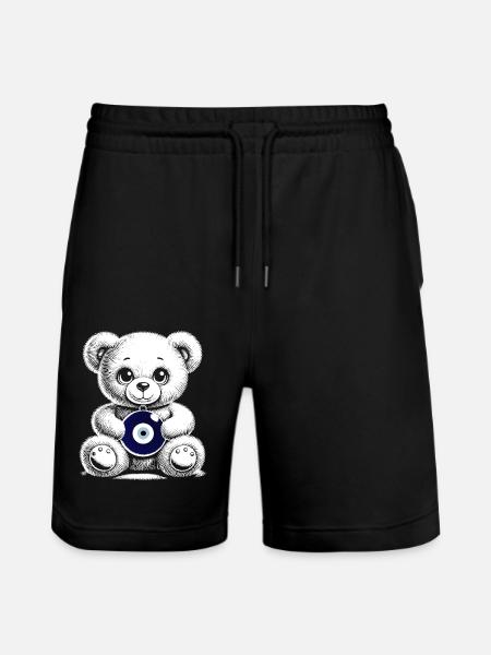 Nazar - Stanley/Stella Trainer Unisex Organic Jogging Shorts - black