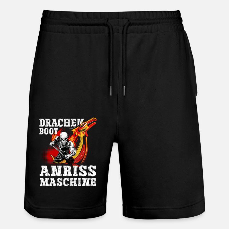 Bateau dragon - Short de jogging bio TRAINER Stanley/Stella unisexe - noir