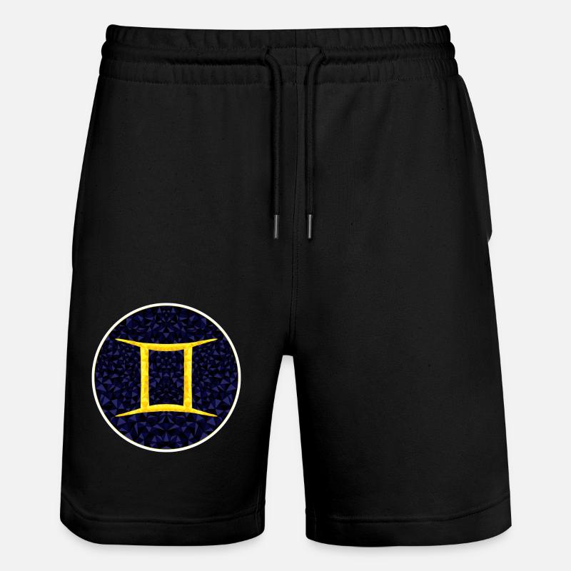 Gemini - Stanley/Stella Unisex Bio Joggingshorts Trainer  - Schwarz