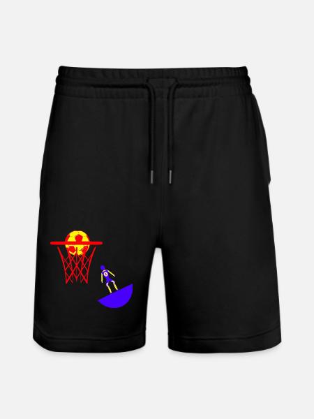 Subbuteo basketball basket basket - Stanley/Stella Trainer Unisex Organic Jogging Shorts - black