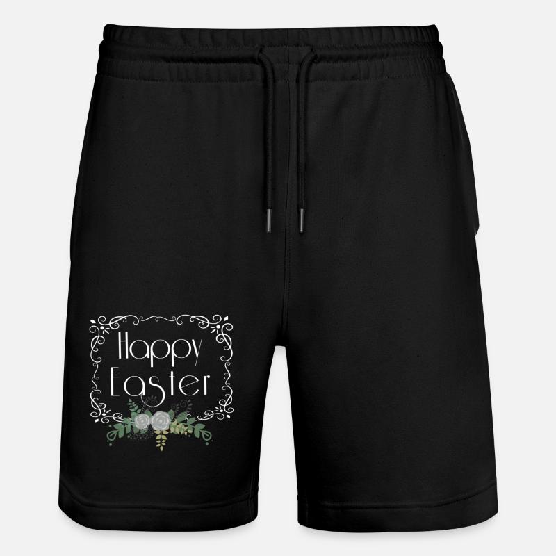 Joyeuses Pâques - Short de jogging bio TRAINER Stanley/Stella unisexe - noir