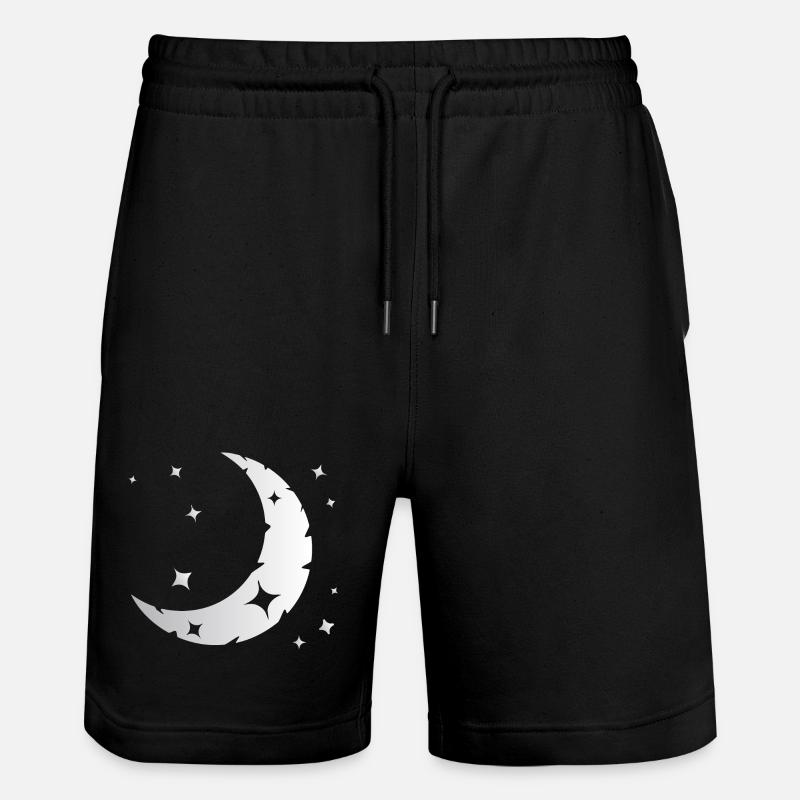 La lune et les étoiles - Short de jogging bio TRAINER Stanley/Stella unisexe - noir