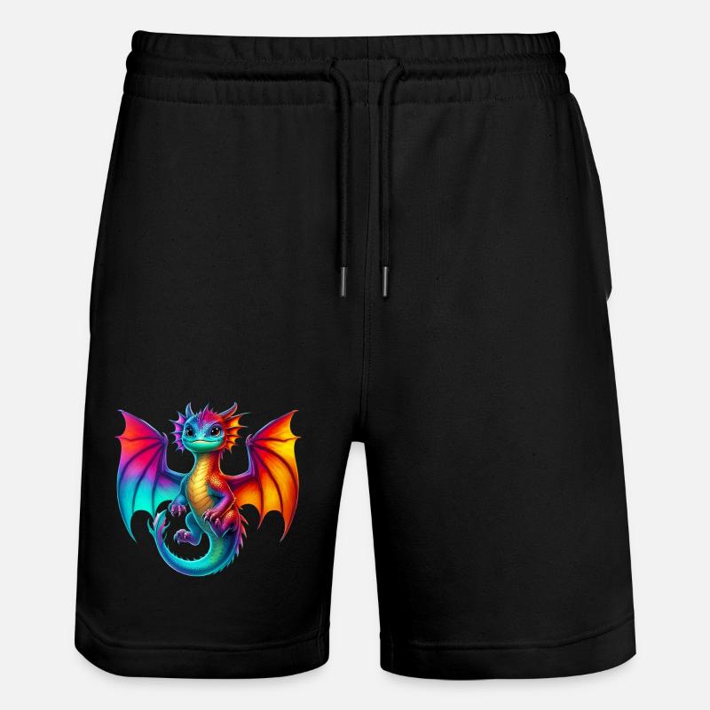 Dragon - Short de jogging bio TRAINER Stanley/Stella unisexe - noir