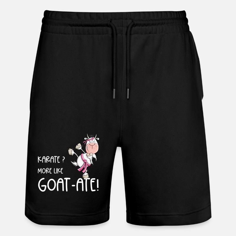 Karaté Goat Arts Martiaux Dicton - Short de jogging bio TRAINER Stanley/Stella unisexe - noir