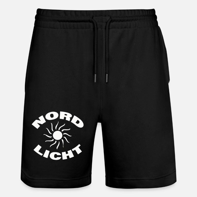 AURORE BORÉALE - Short de jogging bio TRAINER Stanley/Stella unisexe - noir
