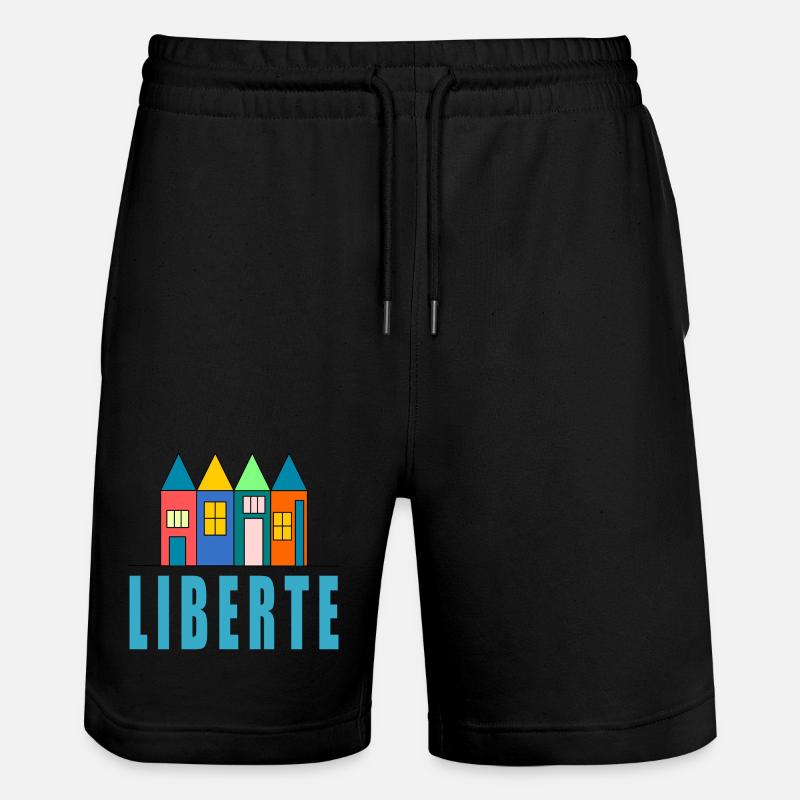anniversaire. anniversaire décennie. humour. drôle - Short de jogging bio TRAINER Stanley/Stella unisexe - noir