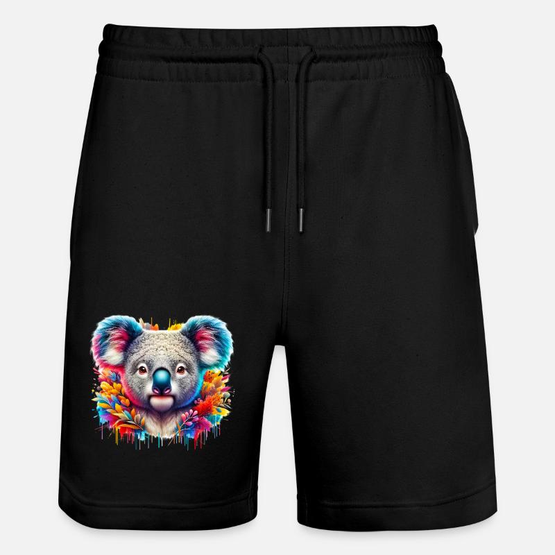 Koala - Short de jogging bio TRAINER Stanley/Stella unisexe - noir