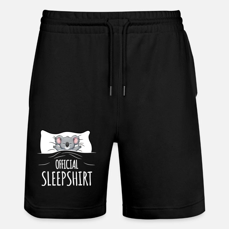 Chemise de nuit Koala - Short de jogging bio TRAINER Stanley/Stella unisexe - noir