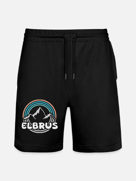 Wandern Elbrus - Stanley/Stella Unisex Bio Joggingshorts Trainer  - Schwarz