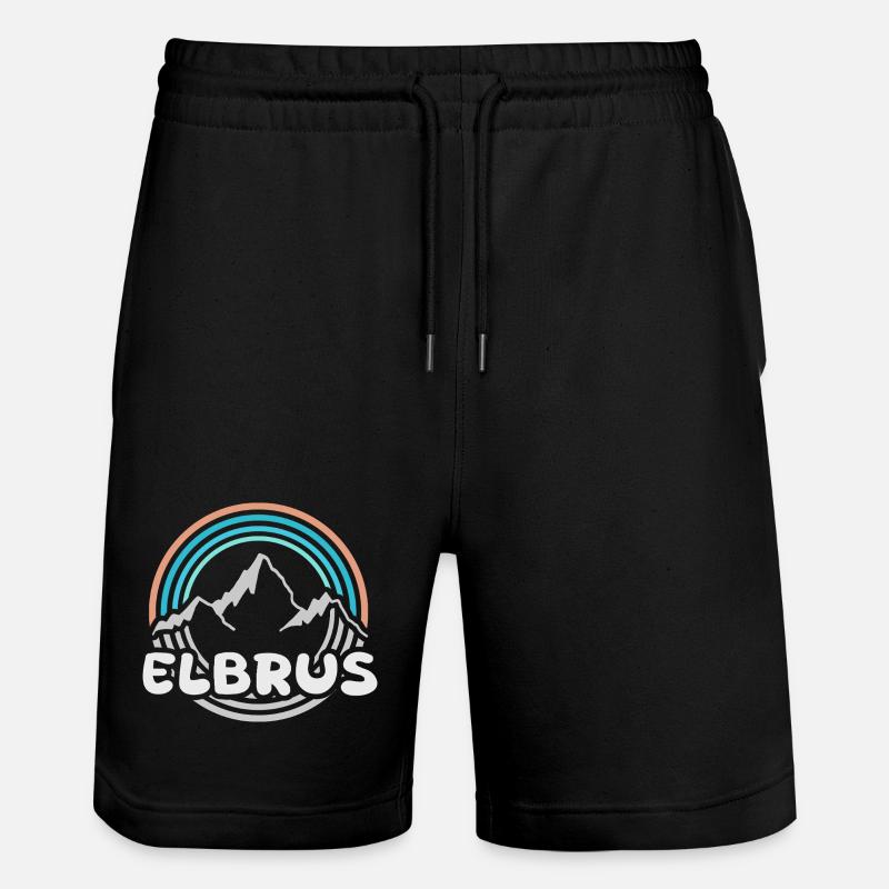 Wandern Elbrus - Stanley/Stella Unisex Bio Joggingshorts Trainer  - Schwarz