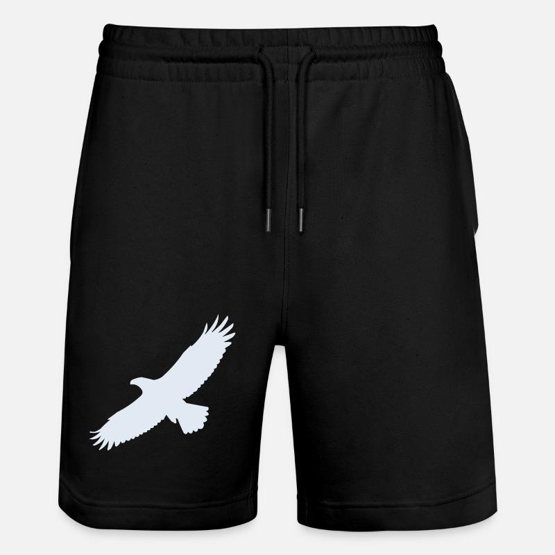Eagle - Stanley/Stella Trainer Unisex Organic Jogging Shorts - black