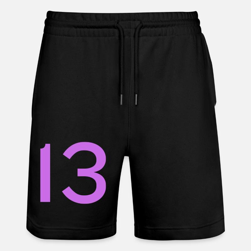 13 - Stanley/Stella Unisex Bio Joggingshorts Trainer  - Schwarz