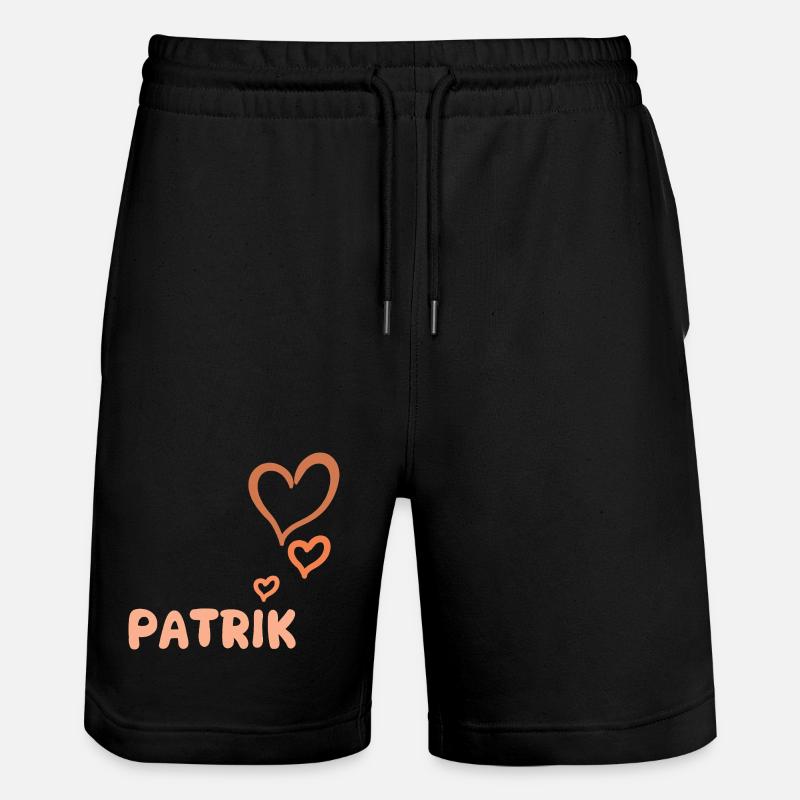 Nom Patrik - Short de jogging bio TRAINER Stanley/Stella unisexe - noir