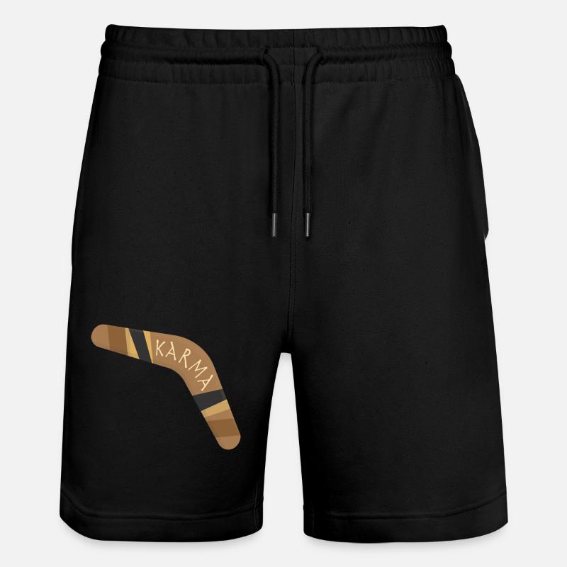 Boomerang du karma - Short de jogging bio TRAINER Stanley/Stella unisexe - noir