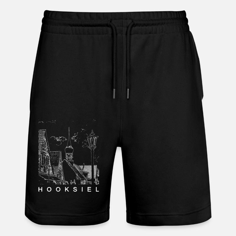 Hooksiel - Short de jogging bio TRAINER Stanley/Stella unisexe - noir