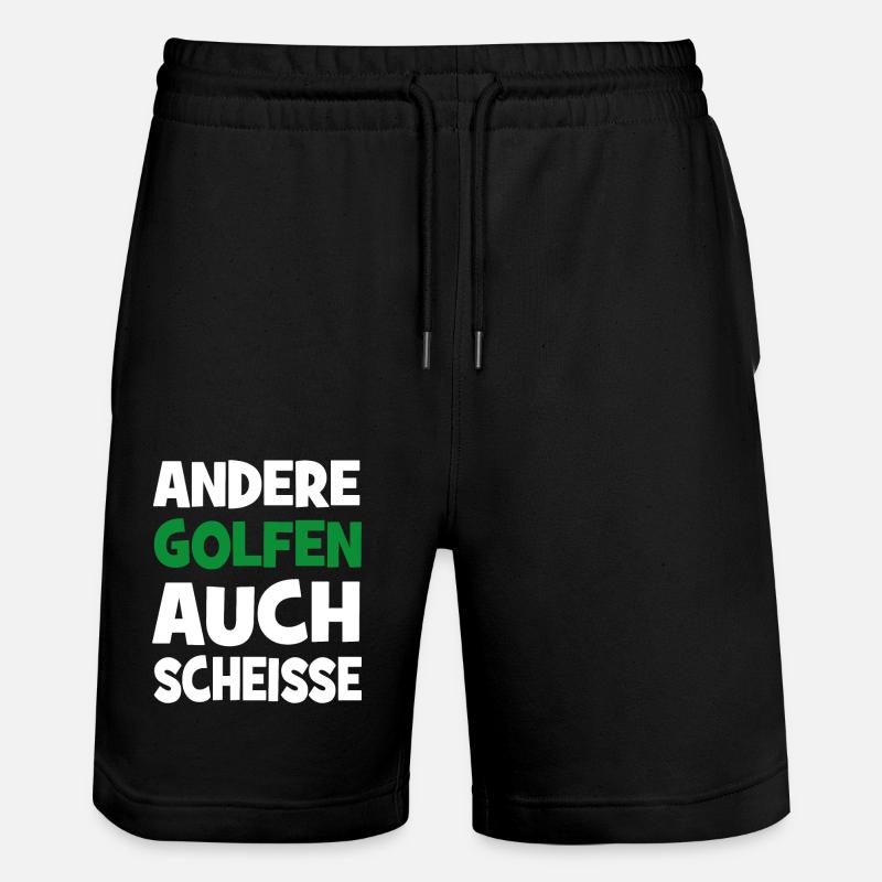 Golf - Stanley/Stella Unisex Bio Joggingshorts Trainer  - Schwarz