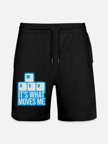 c’est ce qui m’émeut - Short de jogging bio TRAINER Stanley/Stella unisexe - noir